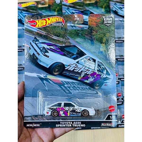 Hobby Store xe mô hình Hot Wheels Premium Toyota AE86 Sprinter Trueno