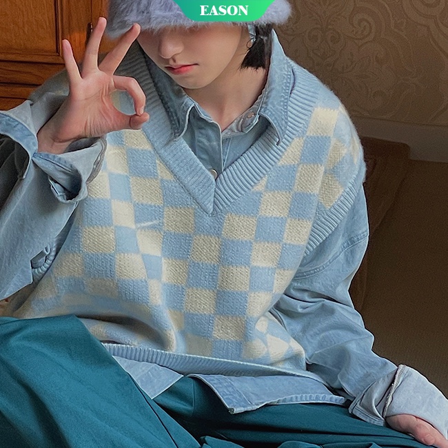 Áo Sweater Dệt Kim Mỏng Dáng Rộng Không Tay Phong Cách Thời Trang Xuân Thu Dành Cho Nữ