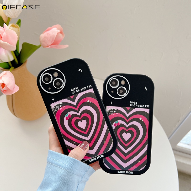 Ốp Điện Thoại Mềm Chống Sốc Họa Tiết Trái Cherry Đơn Giản Cho iPhone 13 12 11 Pro Max XS Max XR X