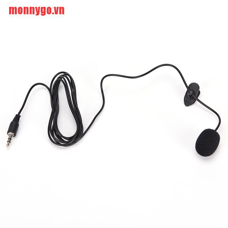 [monnygo]high quality mini 3.5mm hands-free mic microphone clip on lavalier