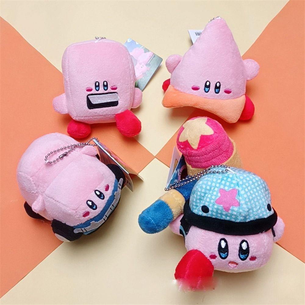 DARNELL Móc Khóa Hình Búp Bê Kirby Nhồi Bông Dễ Thương