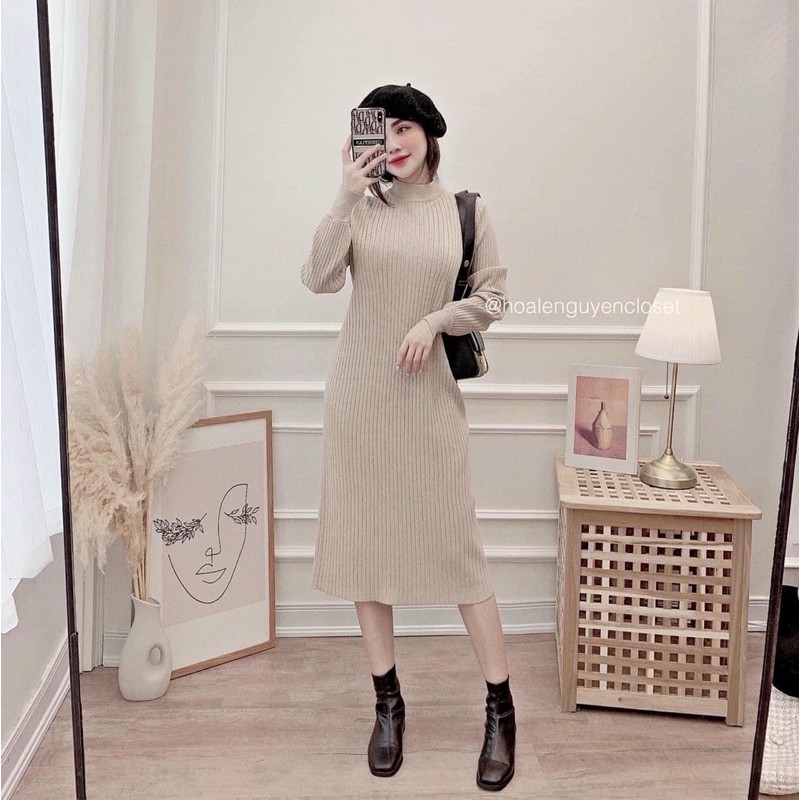 Váy len tay bồng new hot | BigBuy360 - bigbuy360.vn