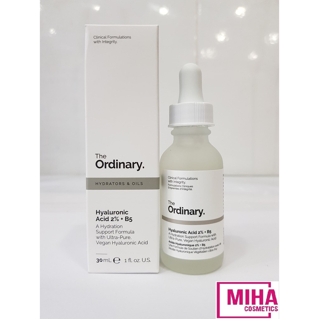 Tinh Chất Serum Cấp Ẩm Hồi Phục Hyaluronic Acid 2% + B5 The Ordinary 30ml