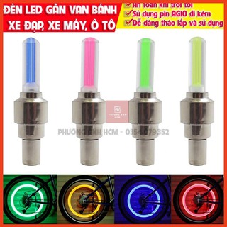 Đèn led gắn van bánh xe đạp, xe máy, ô tô nhat thinh moto