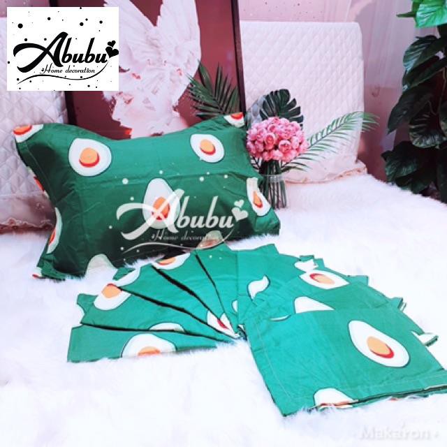 Vỏ gối đầu ABUBU cotton poly họa tiết đẹp kích thước 45x65 (cm)