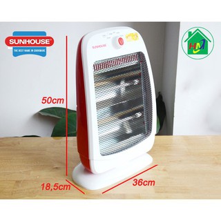 Đèn sưởi 2 bóng sunhouse chính hãng shd7014