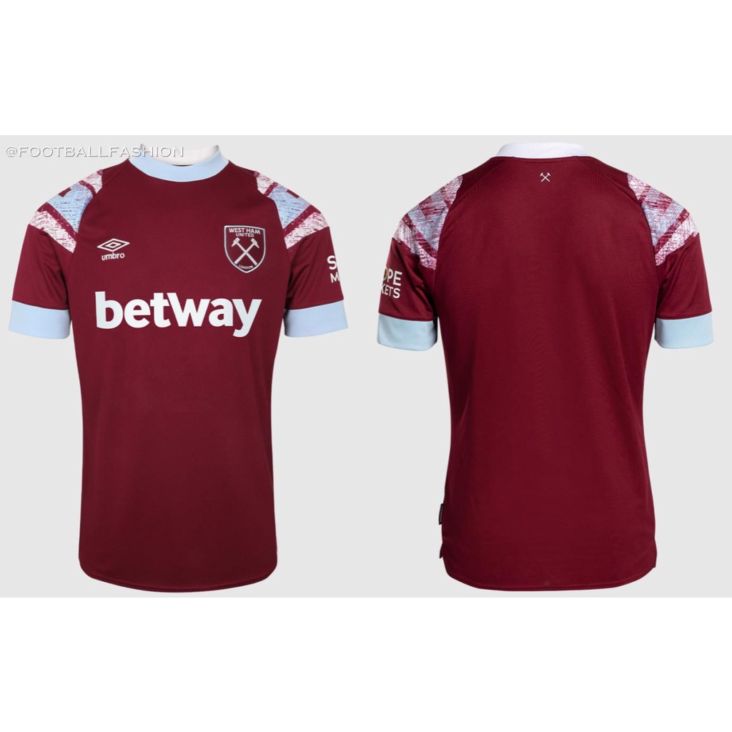 Áo Thun Số 22-23 Phiên Bản Fan - West Ham United