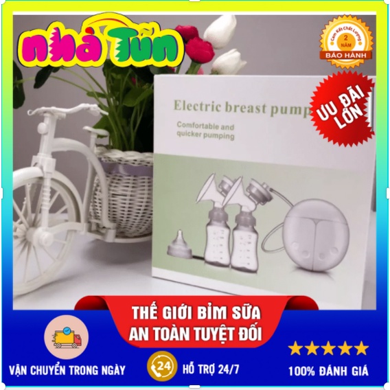 💞💞Máy Hút Sữa Điện Đôi Electric Breast Pump D Hút Êm Không Đau Rát - BẢO HÀNH ĐỔI MỚI