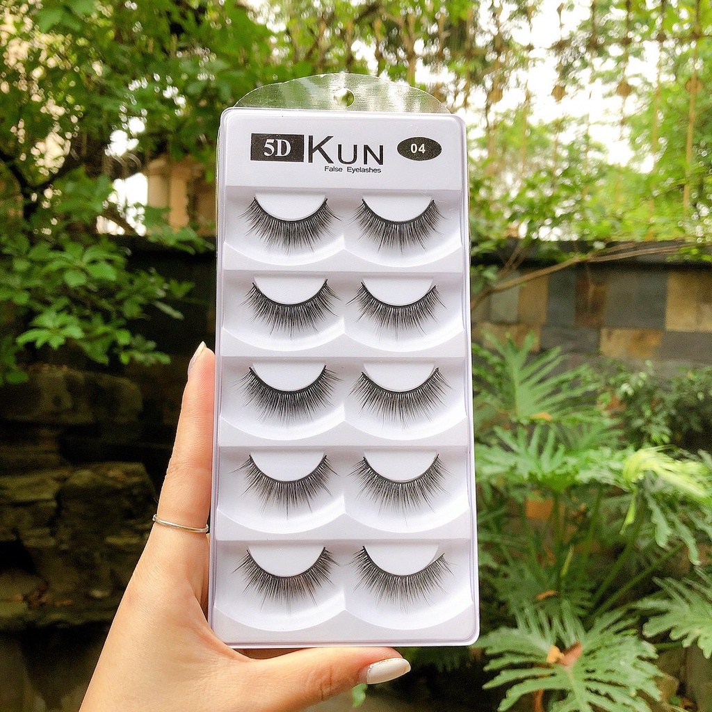 Hộp 5 cặp mi giả Kun 5D