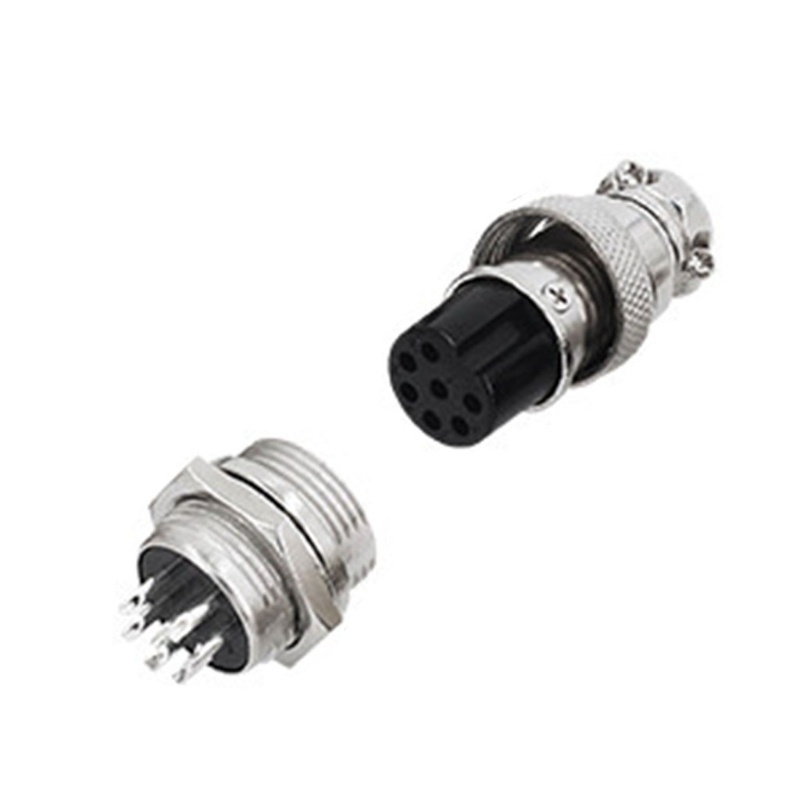 1 Đầu Nối Dây Điện Bằng Kim Loại 16mm Cho Zone GX16-2 2 3 4 5 6 7 8 9 Pin