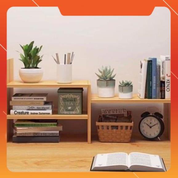 KỆ SÁCH GỖ ĐỂ BÀN MINI - KỆ ĐA NĂNG