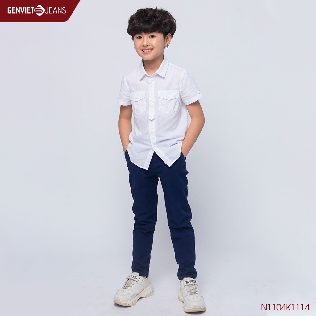 Quần dài kaki bé trai N1104K1114 GENVIET KID