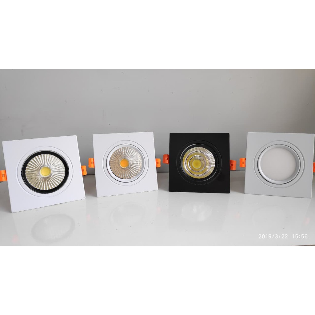 Đèn downlight đơn vuông công suất 7w - cao cấp