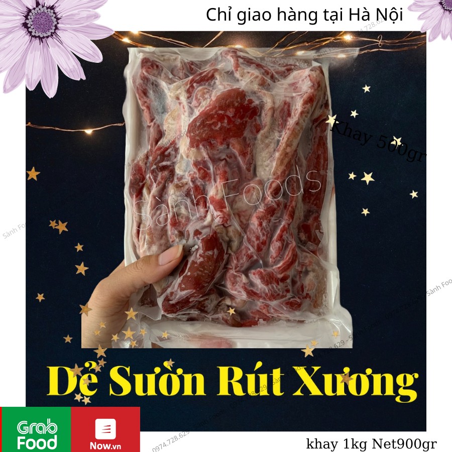 Dẻ sườn bò sốt vang -không mạ đá- ship hỏa tốc