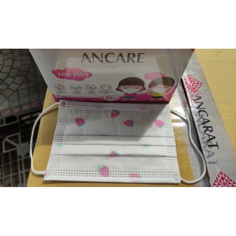 Khẩu trang y tế trẻ em ANCARE For Kids - hộp 50 cái | BigBuy360 - bigbuy360.vn