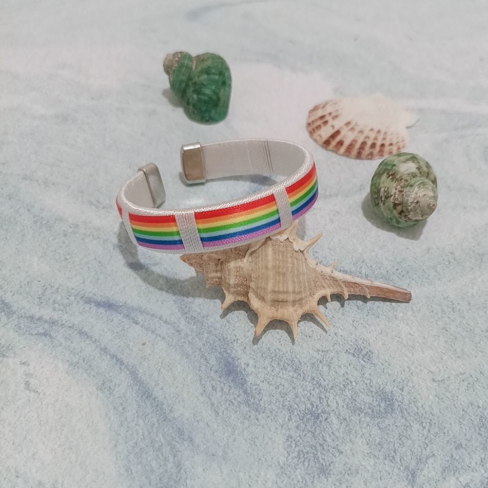 Vòng Đeo Tay Màu Cầu Vồng Thời Trang Xu Hướng Cho Cặp Đôi