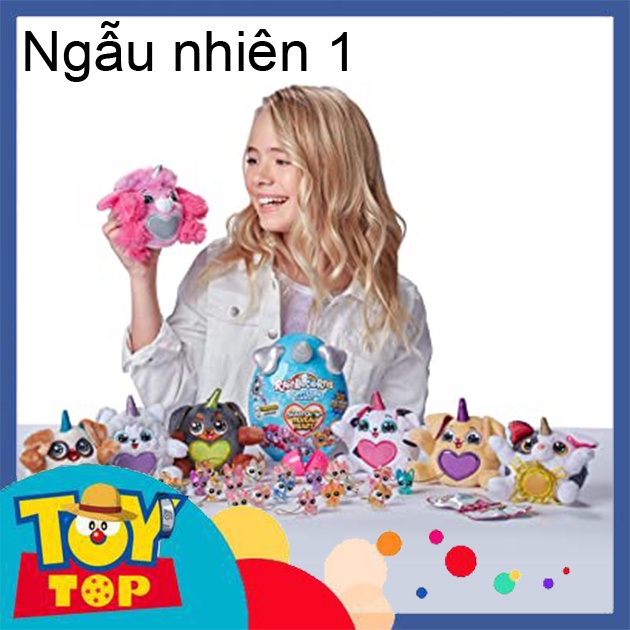 Đồ chơi quả trứng kỳ lân Rainbocorn ngẫu nhiên mùa Puppycorn chó cún con Scratch 'N' Reveal Heart chính hãng zuru