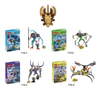 Hộp lắp ráp bionicle 710-4