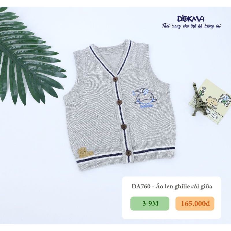 Áo len ghile cài giữa DA760