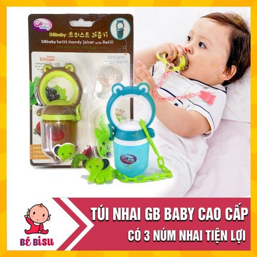 {CÓ 3 SIZE NÚM} TÚI NHAI ĂN DẶM THÔNG MINH GB BABY HÀN QUỐC