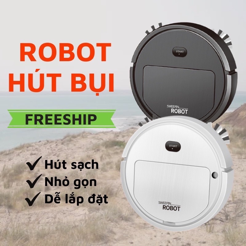 Sale  Robot hút bụi thông minh thế hệ mới - máy quét nhà tự động thông minh