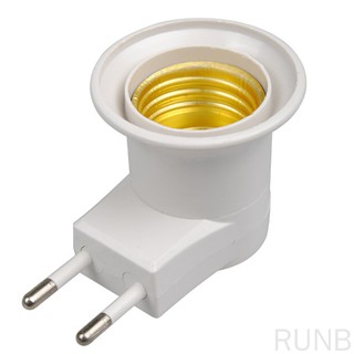 Đuôi Đèn LED E27 Chuyển Đổi Phích Cắm EU Có Nút Bật / Tắt