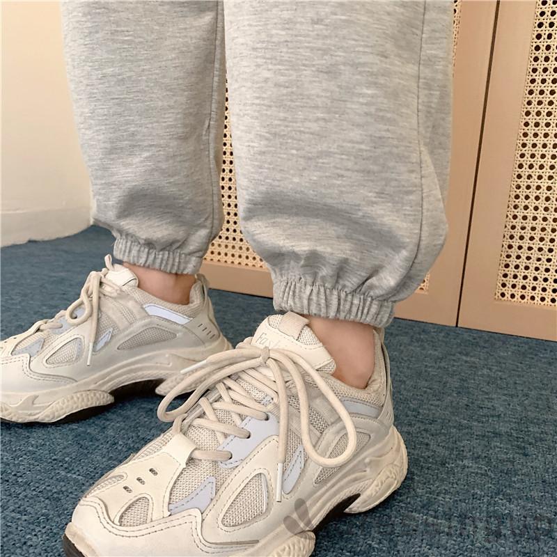 Quần dài lưng cao phong cách thể thao năng động cho nữ