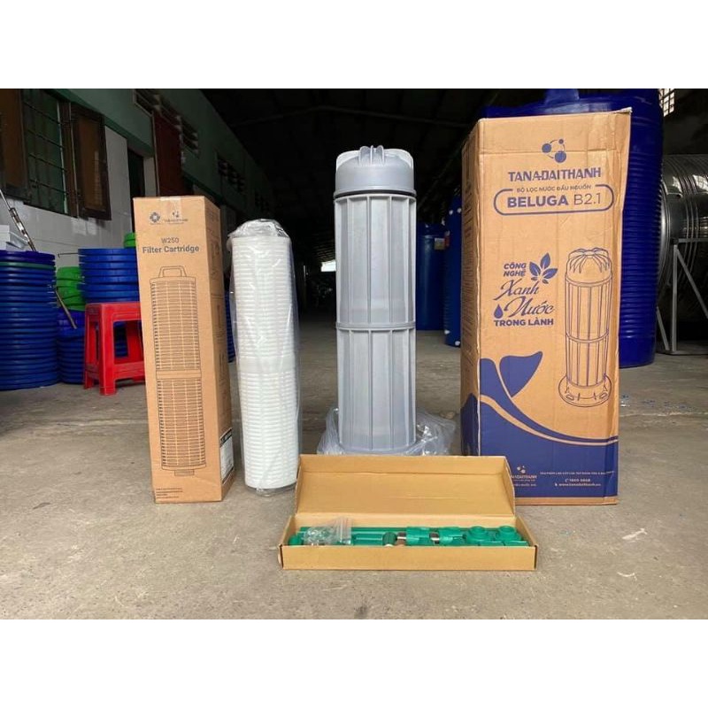 Bộ lọc nước đầu nguồn Tân Á Đại Thành, Lõi  Beluga B2.1 nhập khẩu Hàn Quốc