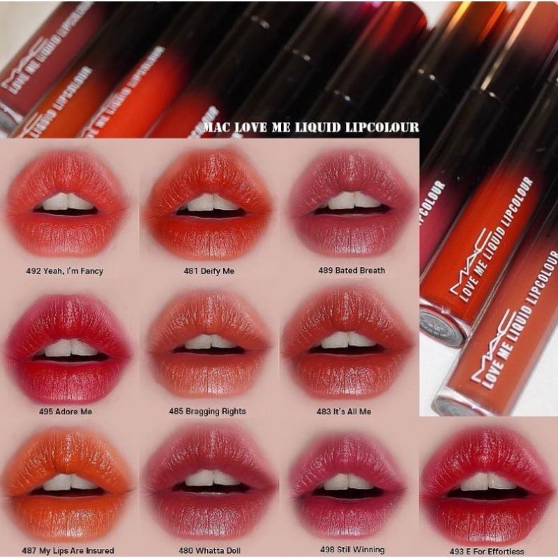 Son Mac có chứa dưỡng ẩm Love Me Liquid Lipcolour