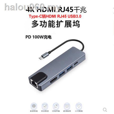 Đế Sạc Chuyển Đổi Type-c Sang Hdmi / Vga Usb-c Huawei Xiaomi 4k Usb + Pd Cho Điện Thoại / Máy Chiếu