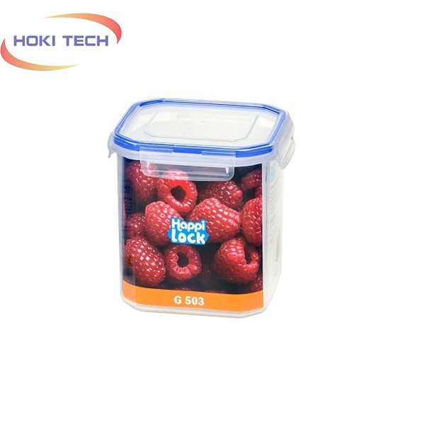 Hôp nhựa đựng thực phẩm Happi Lock nắp gài 4 cạnh chắc chắn, an toàn 1200ml | BigBuy360 - bigbuy360.vn