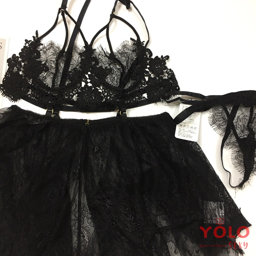 Váy Ngủ Ren Sexy Hở Bụng Gợi Cảm CP03 | BigBuy360 - bigbuy360.vn