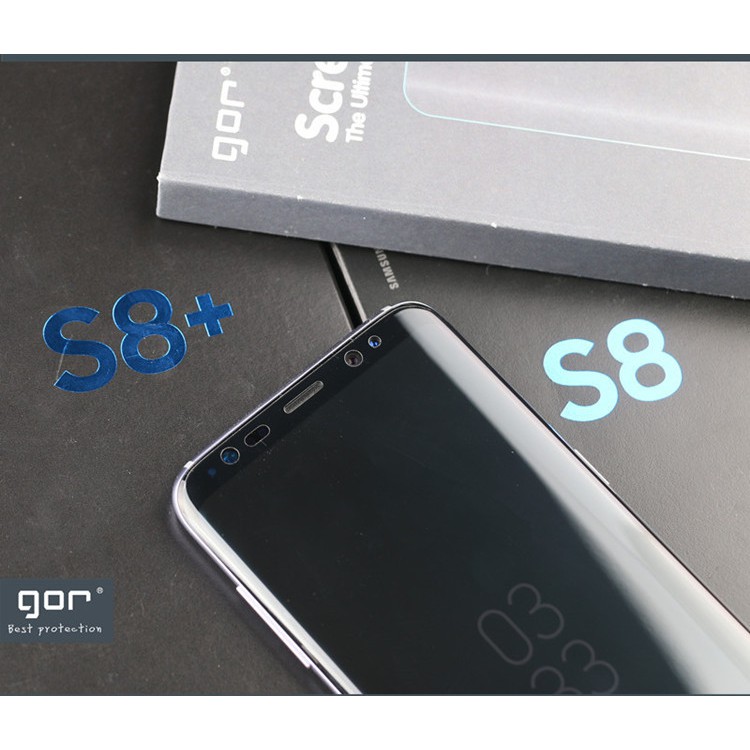 Samsung S8 / S8 PLUS - Bộ 5 Món - Dán Dẻo Full Màn Hình Chính Hãng GOR