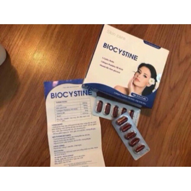 BIOCYSTINE HỖ TRỢ GIẢM MỤN ĐẸP DA TÓC