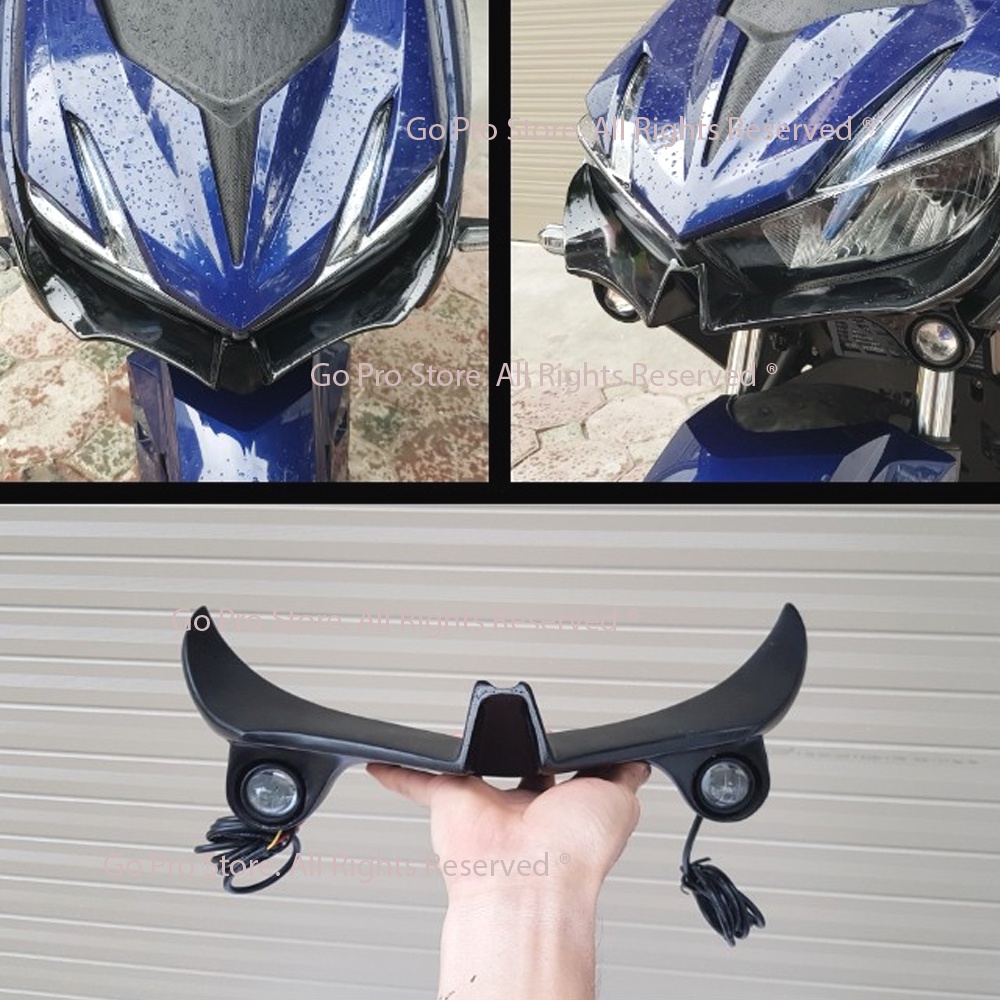 Bộ Cánh Gió &amp; Trợ Sáng Led Mini Xe Winner X