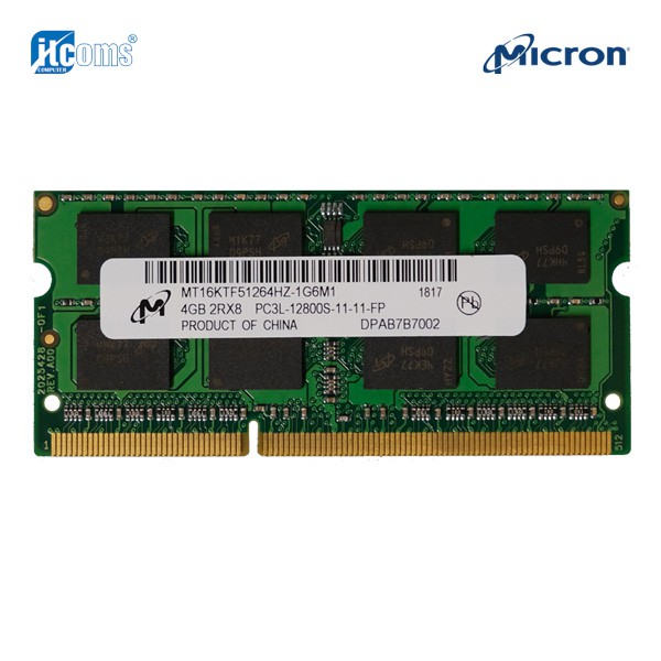 Ram Laptop 4GB DDR3L 1600Mhz Micron New Chính Hãng - ITCOMS