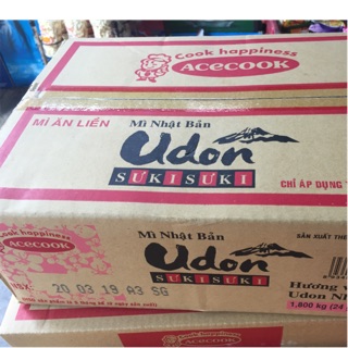 ( HSD: T10/2024) Thùng 24 gói mì Nhật Bản Udon (24 gói x75g)