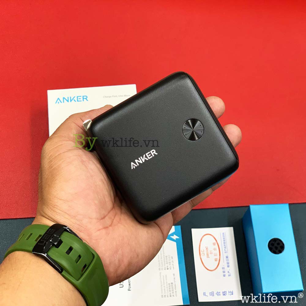 [Mã SKAMA07 giảm 8% đơn 250k]Pin Dự Phòng Kiêm Củ Sạc Anker PowerCore Fusion 10000 mAh PD 20W Bảo Hành 12T