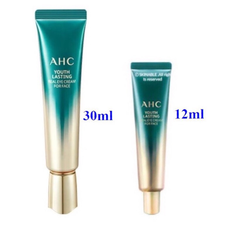 Kem Dưỡng Mắt Xoá Nhăn, Mờ Thâm Quầng Mắt AHC Ageless Real Eye Cream Mẫu Mới