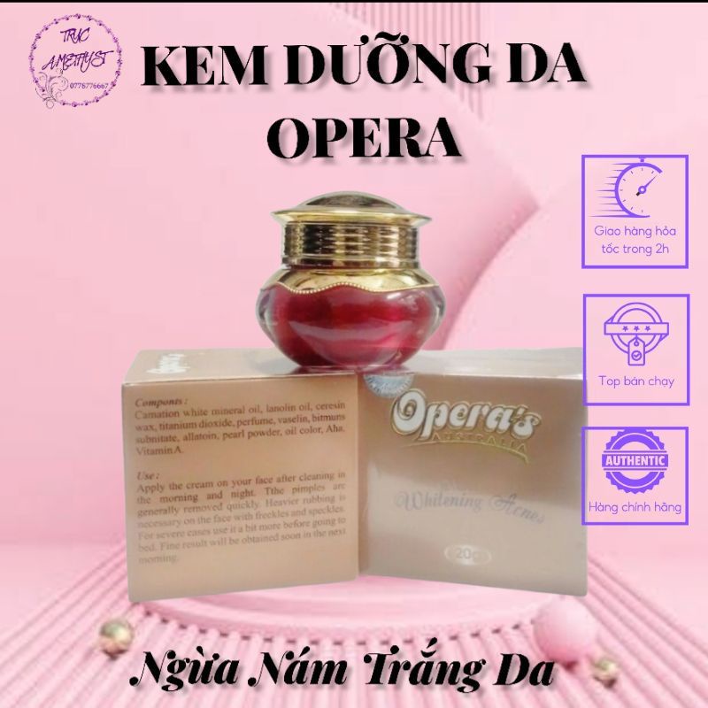 KEM NGỪA NÁM TRẮNG DA OPERA