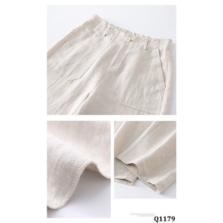 Quần Linen Lụa Ống Suông - Q1179