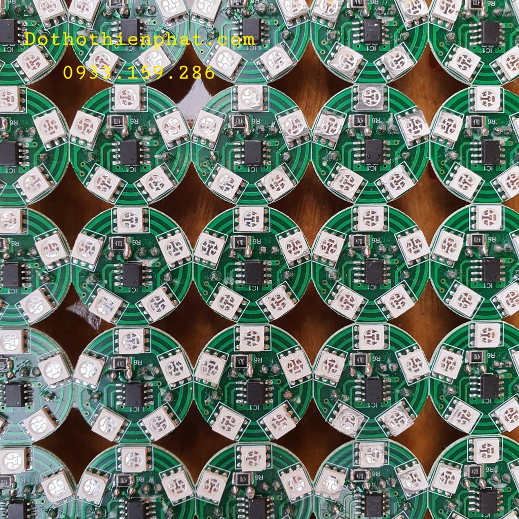 Mạch led đèn thờ siêu sáng siêu rẻ 2cm