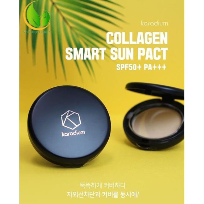 Phấn Phủ KARADIUM Collagen Smart Sun Pact SPF50 PA+++ 11g - Chính Hãng