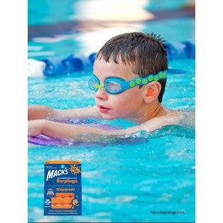 [CHÍNH HÃNG] Nút bịt tai đi bơi (Nút chống nước) cho trẻ em thương hiệu Mack's
