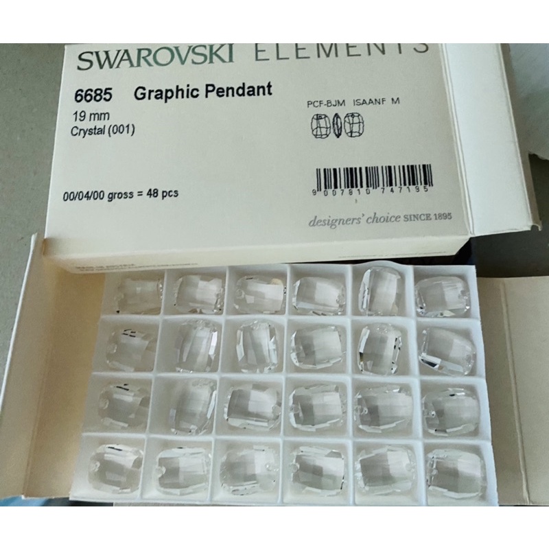 Pha lê Swarovski Graphic 19mm
