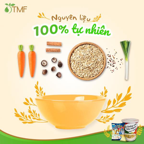 Cháo dưỡng sinh Yến Mạch (Gói 50gr) Hoàn toàn từ thiên nhiên | BigBuy360 - bigbuy360.vn
