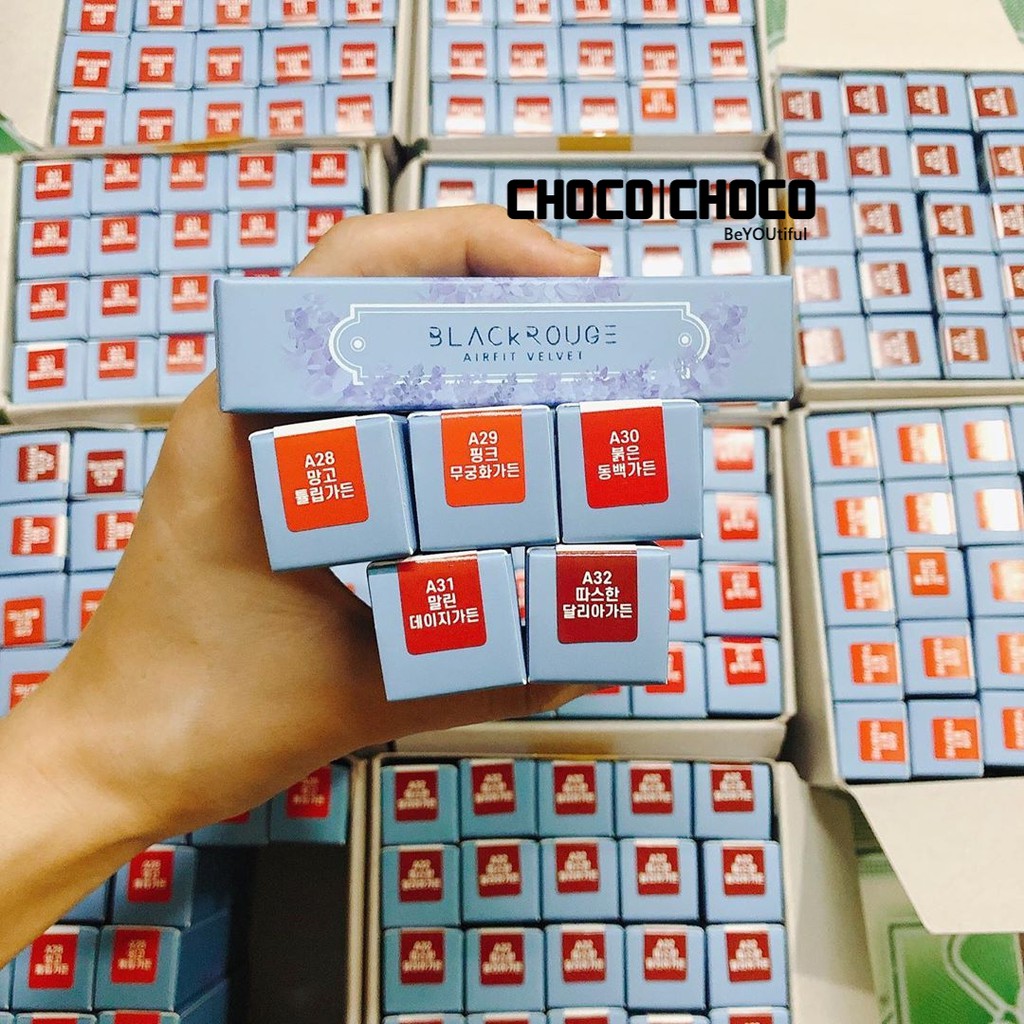 [XẢ HẾT NGHỈ TẾT- VER 6+5] Son Kem Lì Black Rouge Airfit Velvet Tint Version 6 Blueming Garden | Thế Giới Skin Care