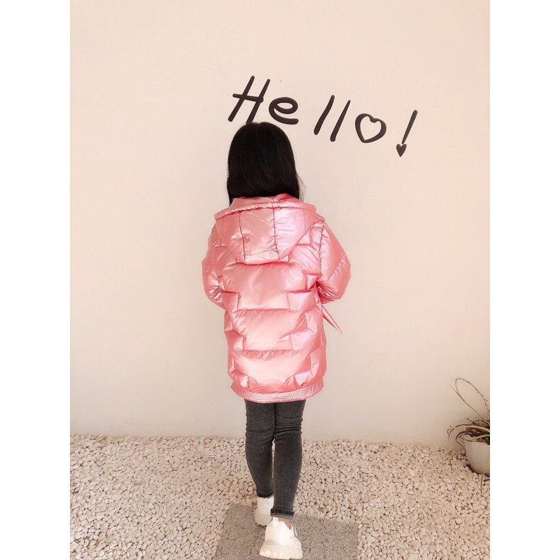 Áo Phao Lông Vũ Bóng Bé Gái. Thời Trang BaBy Quảng Châu