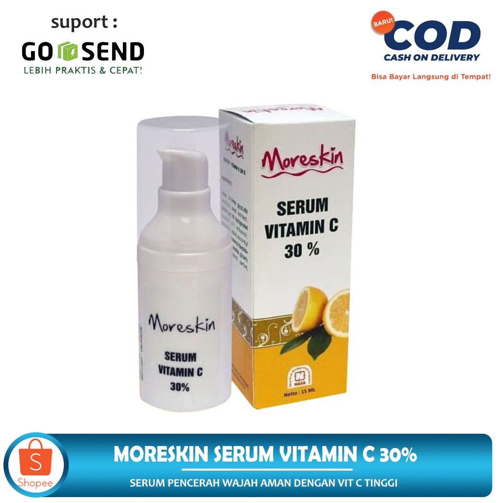 (Hàng Mới Về) Serum Vitamin C 30% Làm Trắng Da Trị Sẹo Mụn Hiệu Quả Thương Hiệu Moreskin