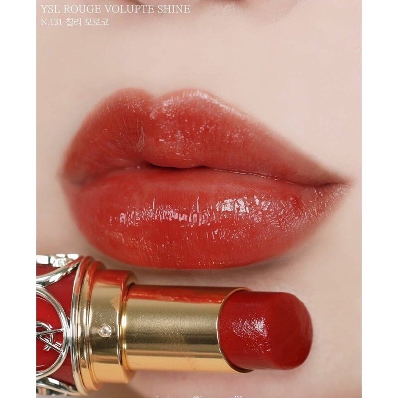 Son thỏi YSL Rouge Volupte Shine màu 131 mini | BigBuy360 - bigbuy360.vn